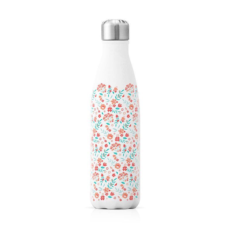 Grande bouteille isotherme Liberty corail gourde