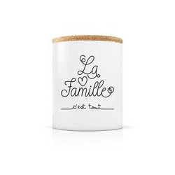 Bougie "La Famille c'est tout"