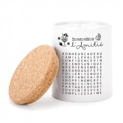 Bougie céramique "Mots...