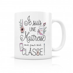 Mug céramique : Maîtresse...