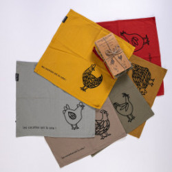 LOT DE 6 SERVIETTES "COCOTTES"