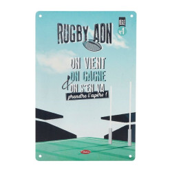 PLAQUE METAL RUGBY PLAQUES...