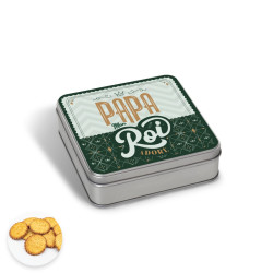 Boîte carrée impression Papa