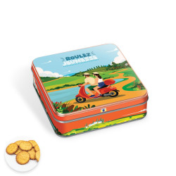 Boîte carrée VESPA galettes...