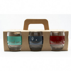 6 Verres ronds "Bandeau les...