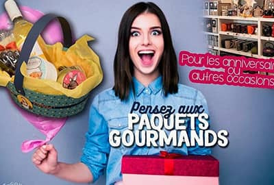 Offre du moment, pensez aux paquets Gourmands !